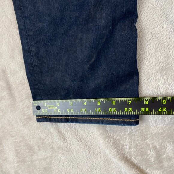 Silver Jeans Woman's Suki Capri Jeans W33 Dark Wash Cotton-Blend Casual - Picture 6 of 14